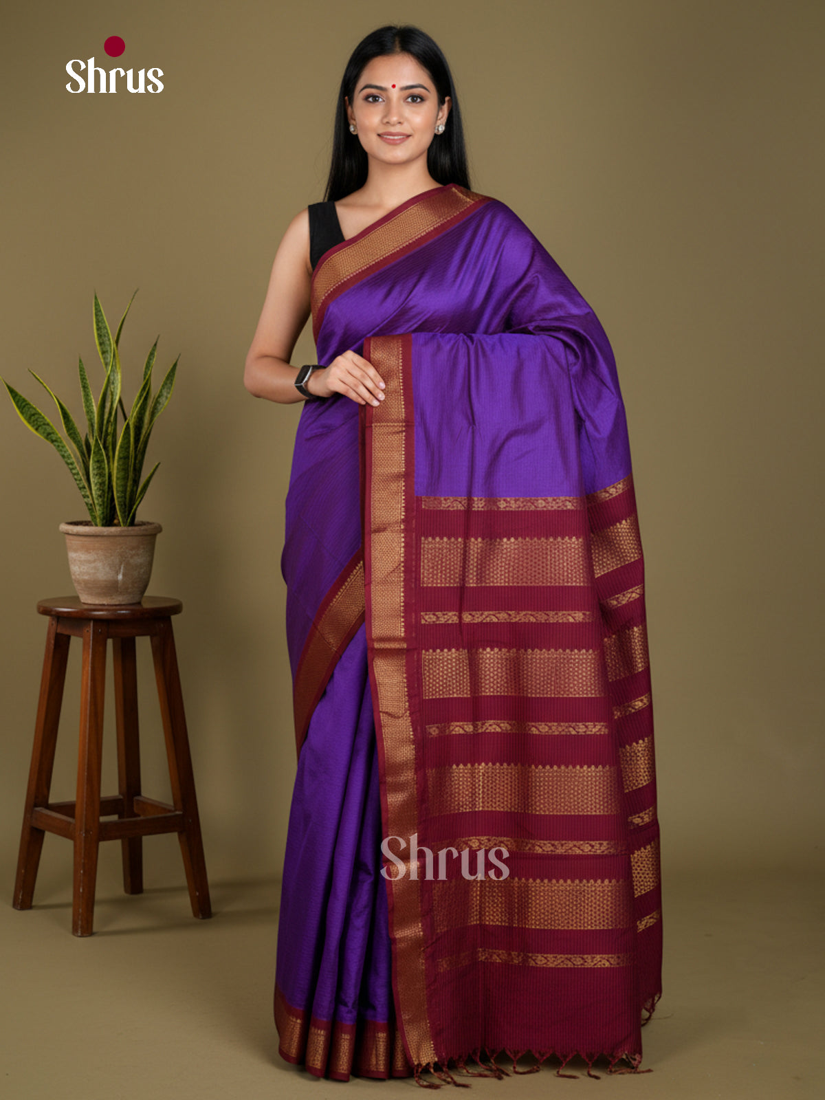 Kalyani Cotton Saree - EBS18003 - Shop on Shrus.com