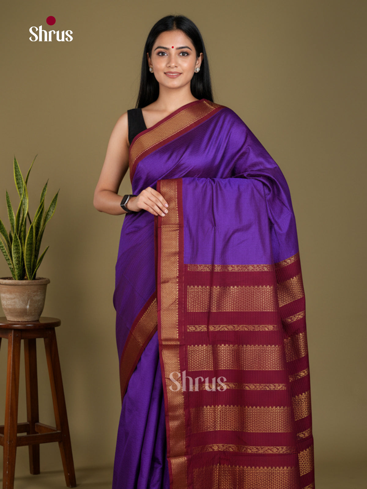 Kalyani Cotton Saree - EBS18003 - Shop on Shrus.com