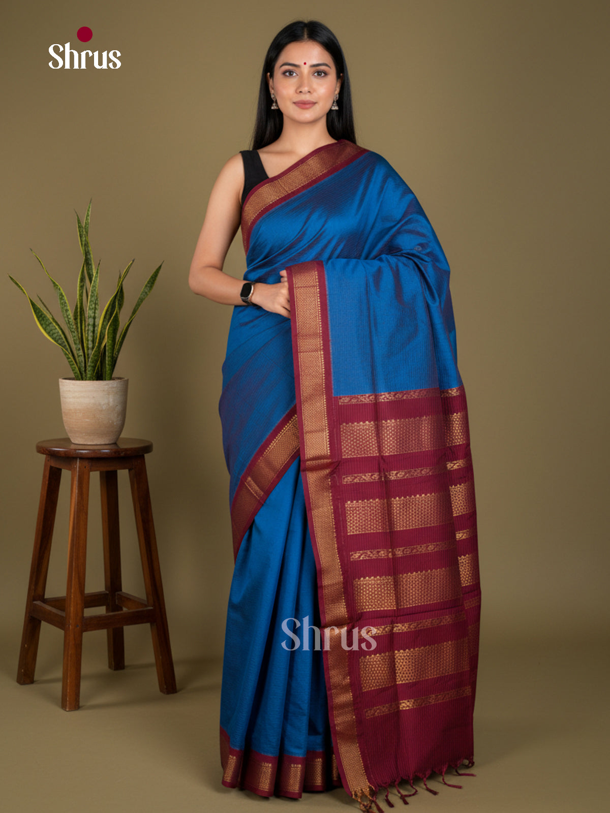 Kalyani Cotton Saree - EBS18005 - Shop on Shrus.com