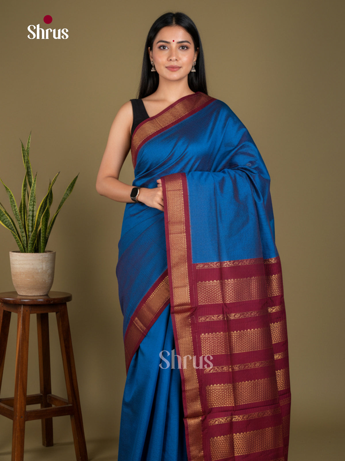Kalyani Cotton Saree - EBS18005 - Shop on Shrus.com