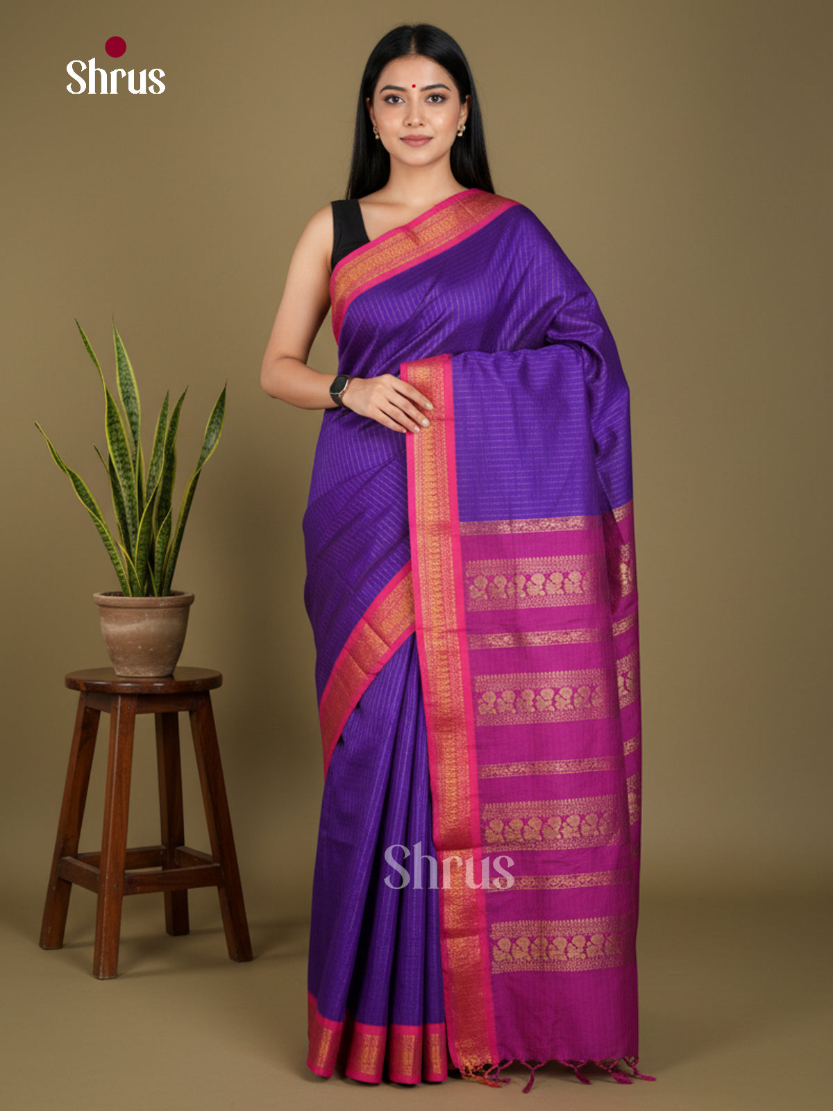 Kalyani Cotton Saree - EBS18032 - Shop on Shrus.com