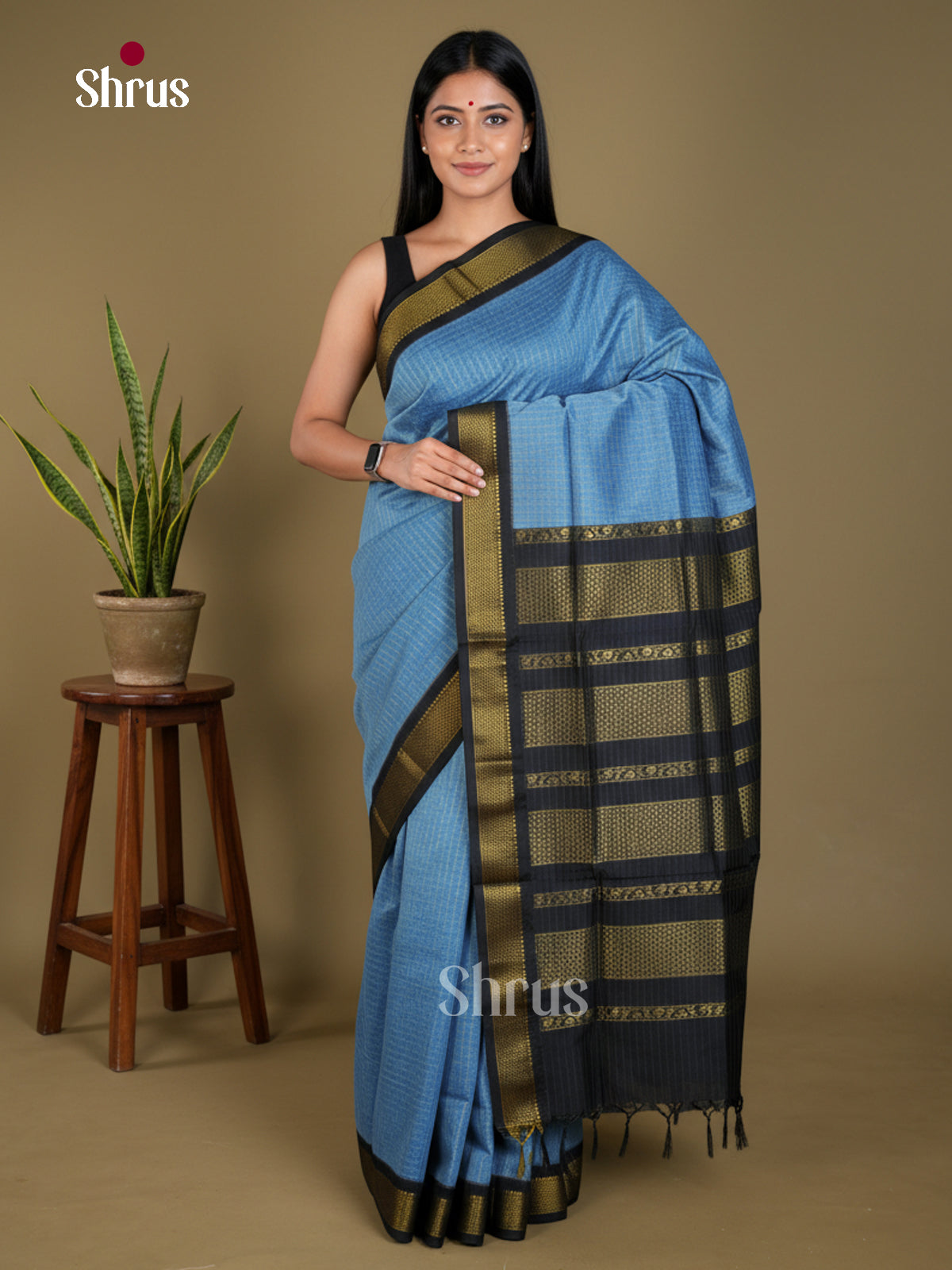 Kalyani Cotton Saree - EBS18036 - Shop on Shrus.com
