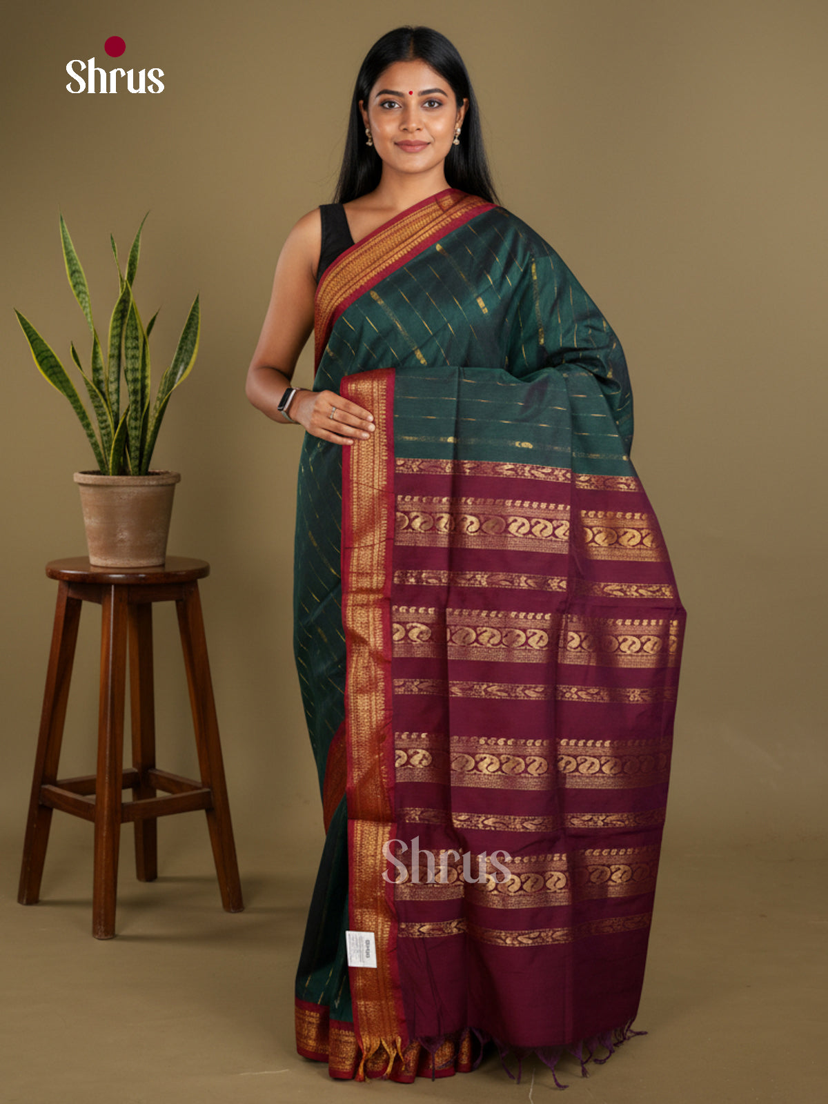 Kalyani Cotton Saree - EBS18048 - Shop on Shrus.com