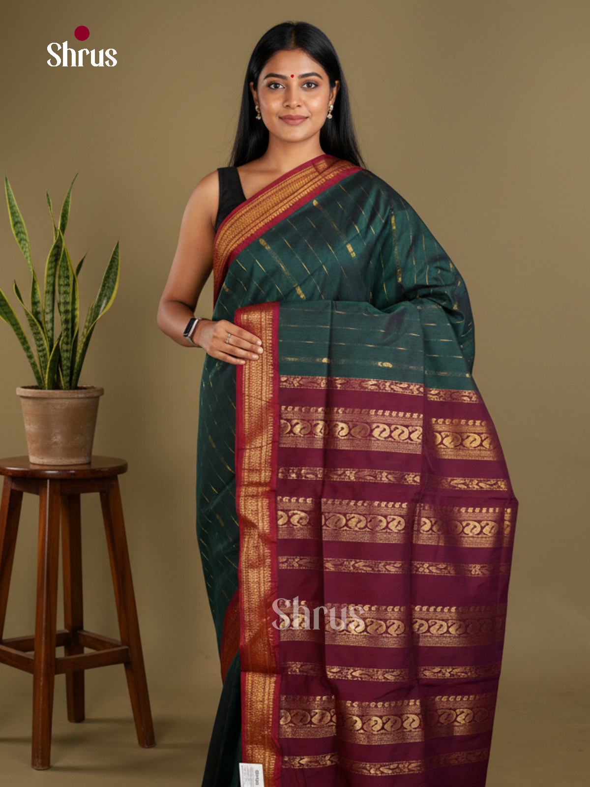 Kalyani Cotton Saree - EBS18048 - Shop on Shrus.com