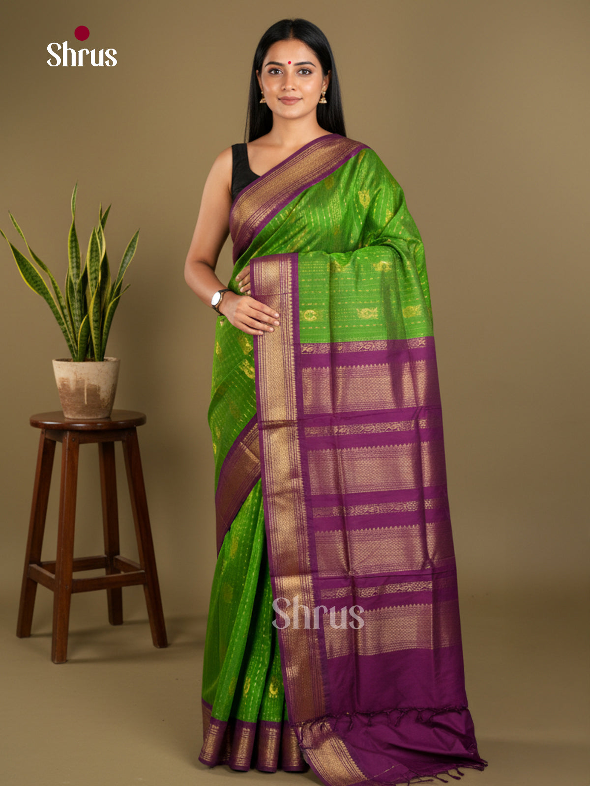 Kalyani Cotton Saree - EBS18054 - Shop on Shrus.com
