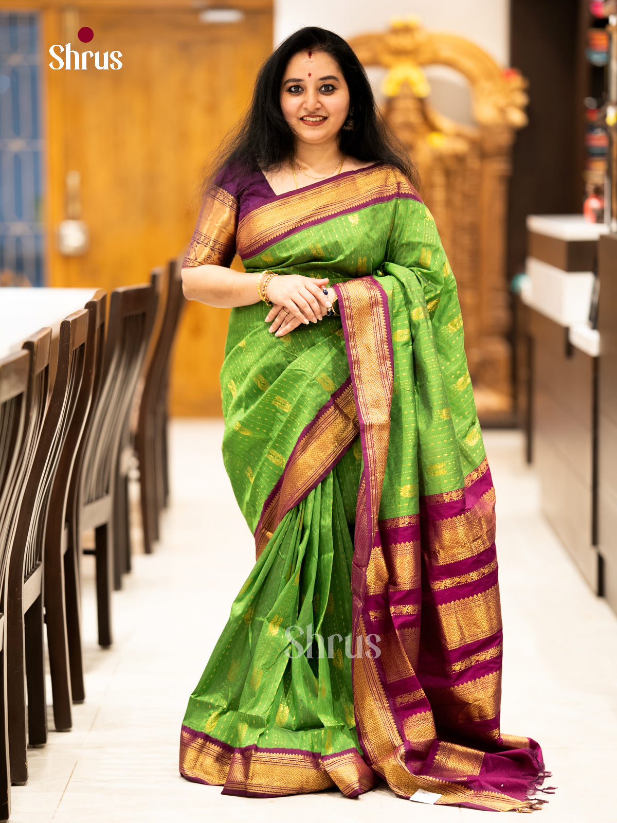 Kalyani Cotton Saree - EBS18054 - Shop on Shrus.com