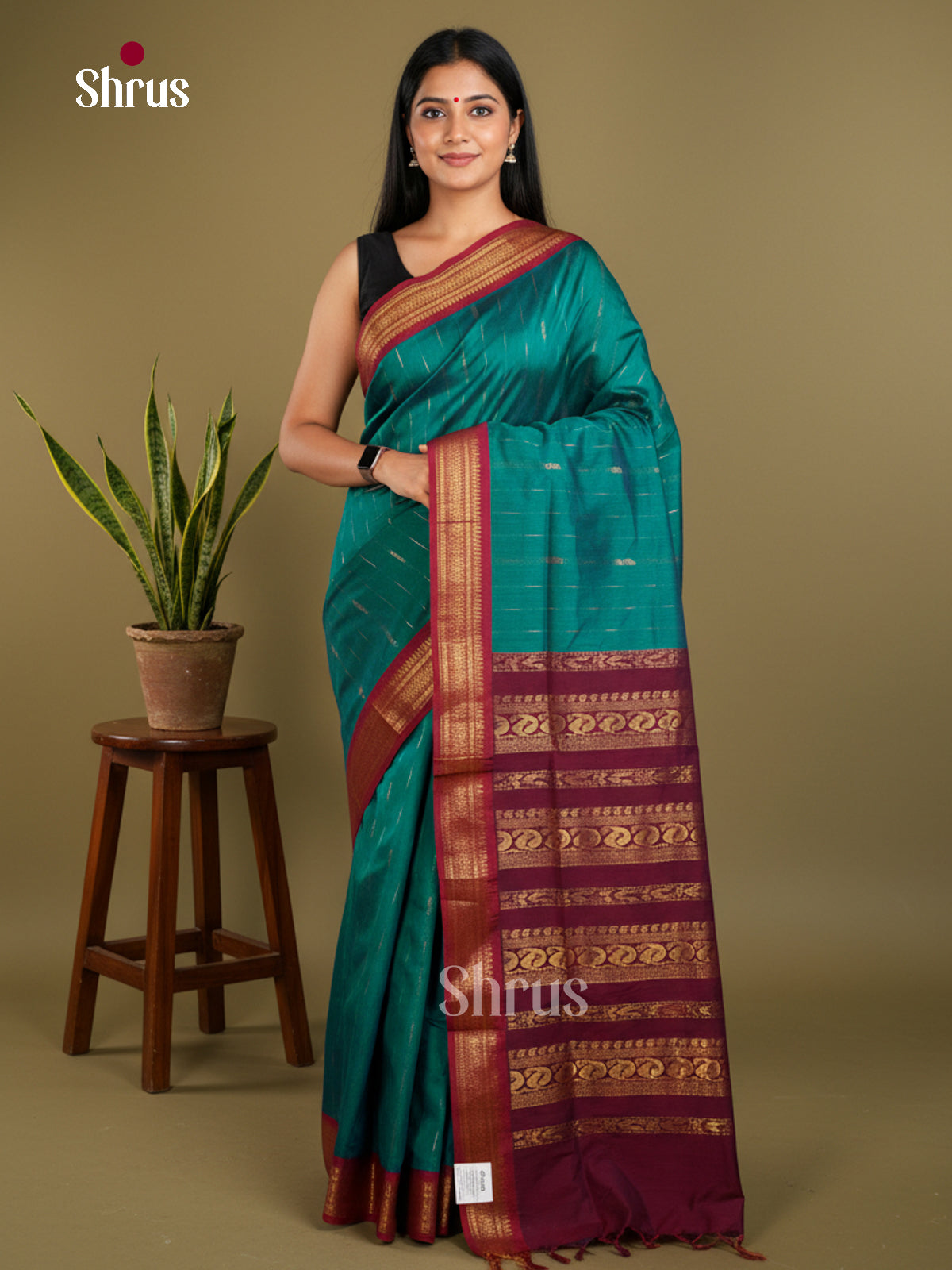 Kalyani Cotton Saree - EBS18060 - Shop on Shrus.com