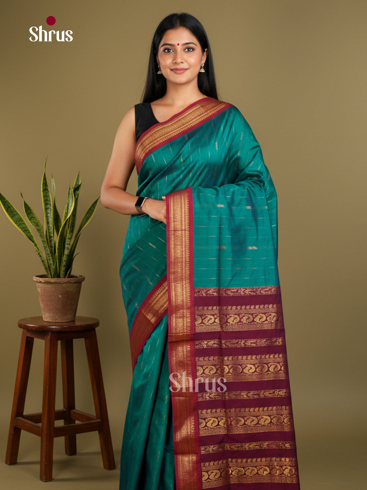 Kalyani Cotton Saree - EBS18060 - Shop on Shrus.com