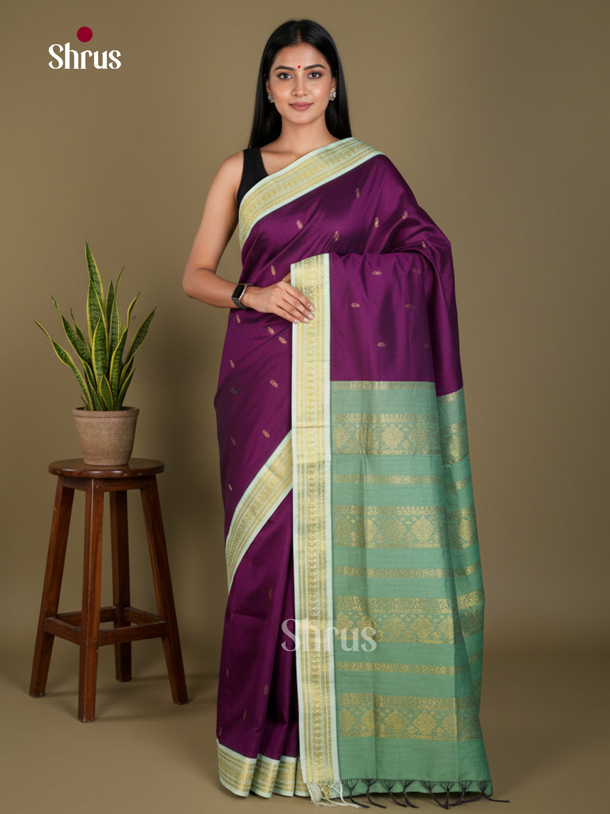 Kalyani Cotton Saree - EBS18082 - Shop on Shrus.com