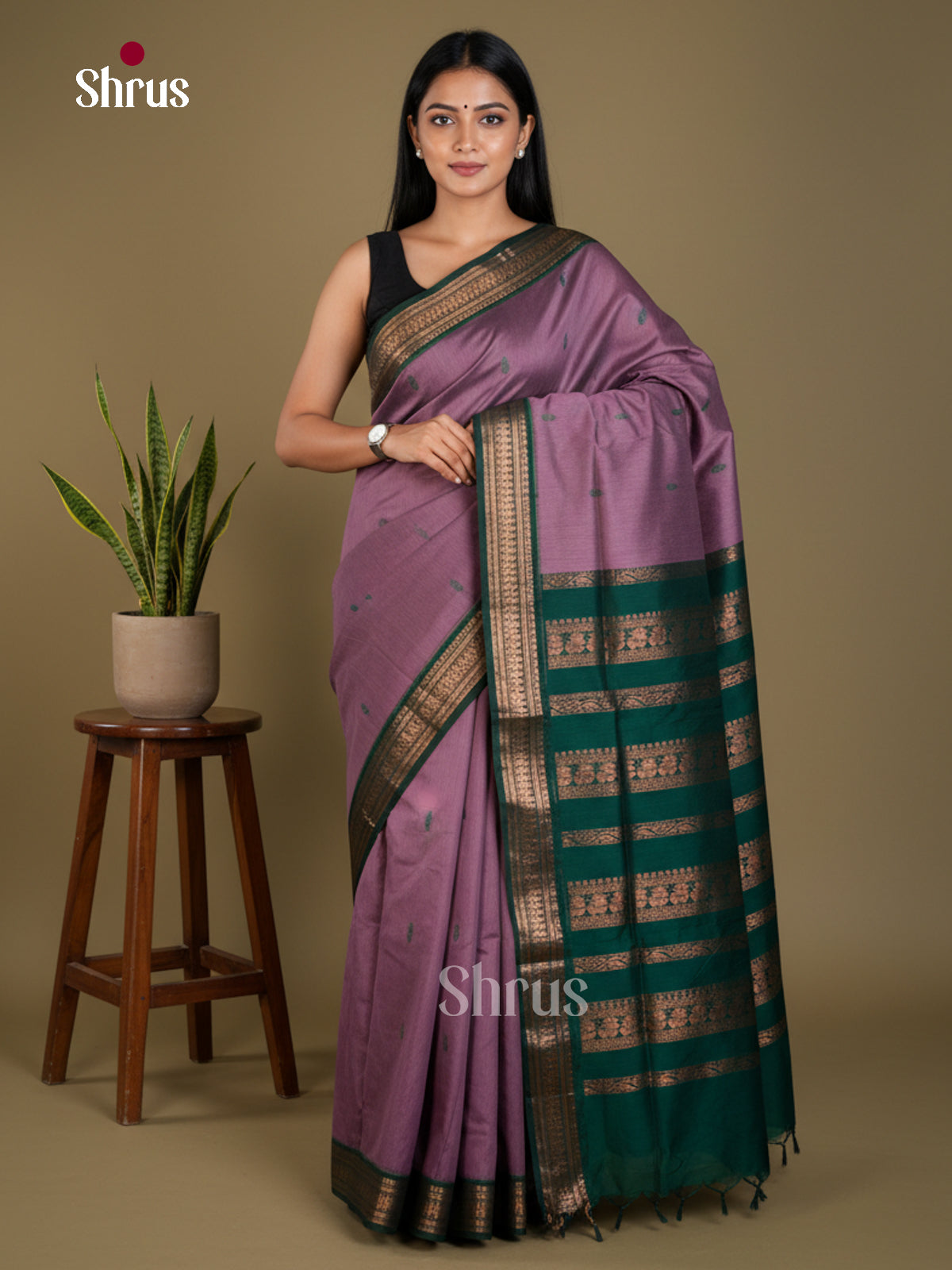 Kalyani Cotton Saree - EBS18083 - Shop on Shrus.com