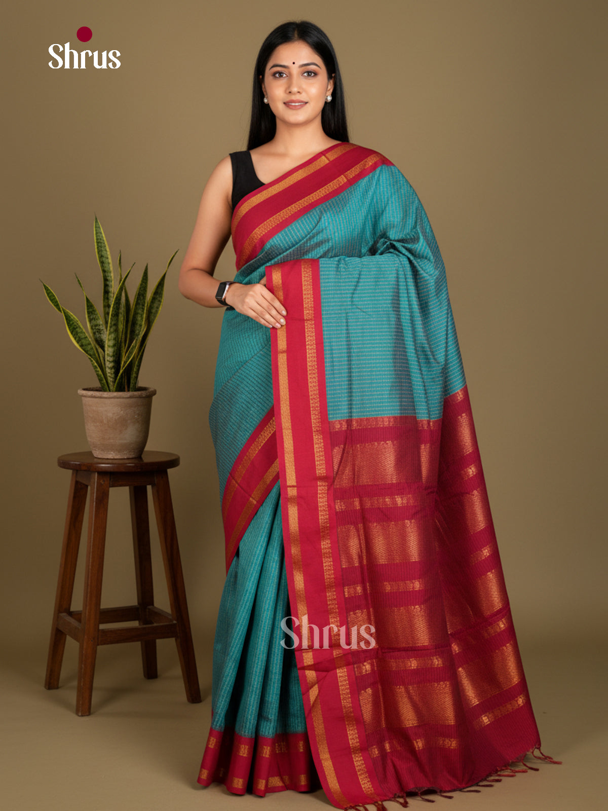Kalyani Cotton Saree - EBS18097 - Shop on Shrus.com