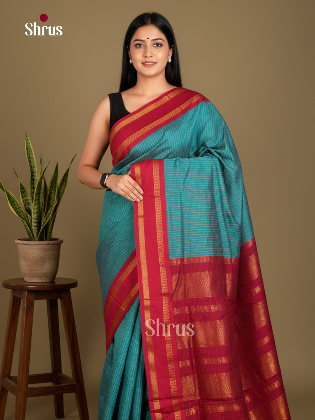 Kalyani Cotton Saree - EBS18097 - Shop on Shrus.com