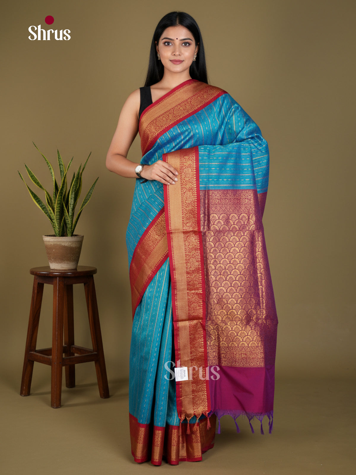 Kalyani Cotton Saree - EBS18125 - Shop on Shrus.com