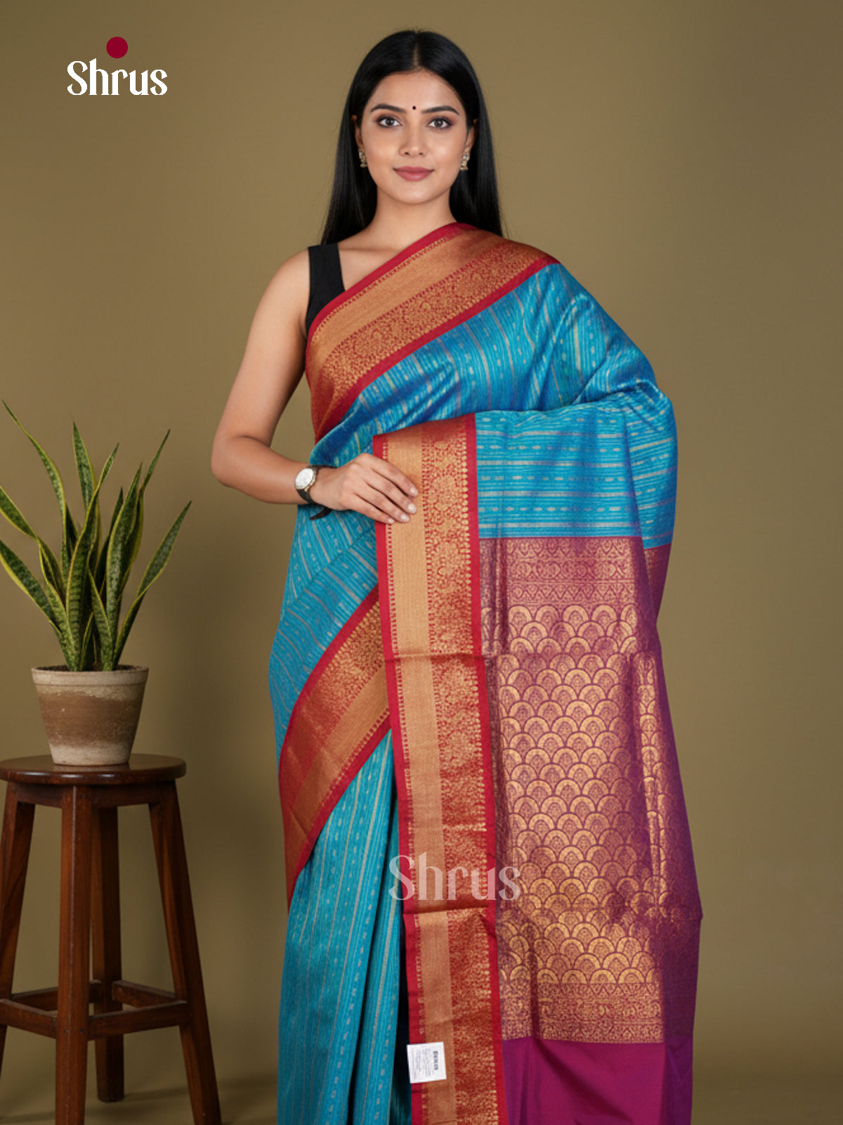 Kalyani Cotton Saree - EBS18125 - Shop on Shrus.com