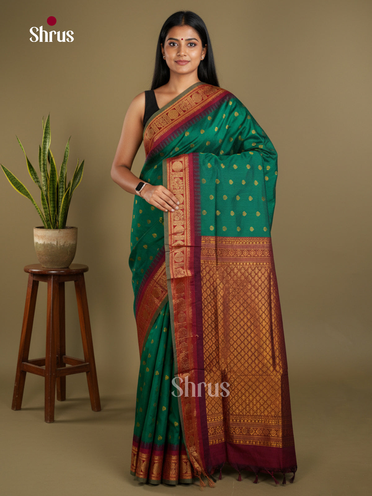 Kalyani Cotton Saree - EBS18128 - Shop on Shrus.com