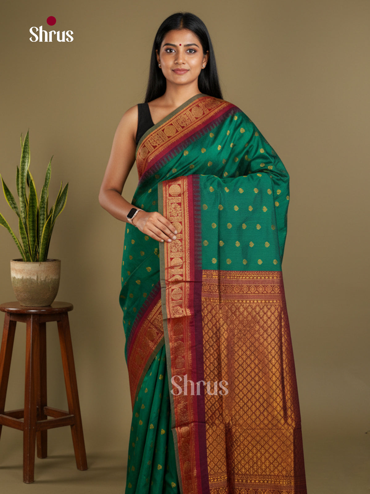 Kalyani Cotton Saree - EBS18128 - Shop on Shrus.com