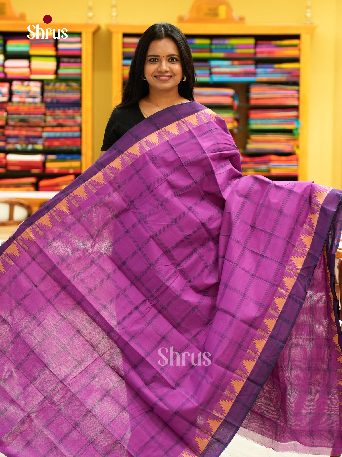 Chettinad Cotton-Without Blouse Saree - EBS18332