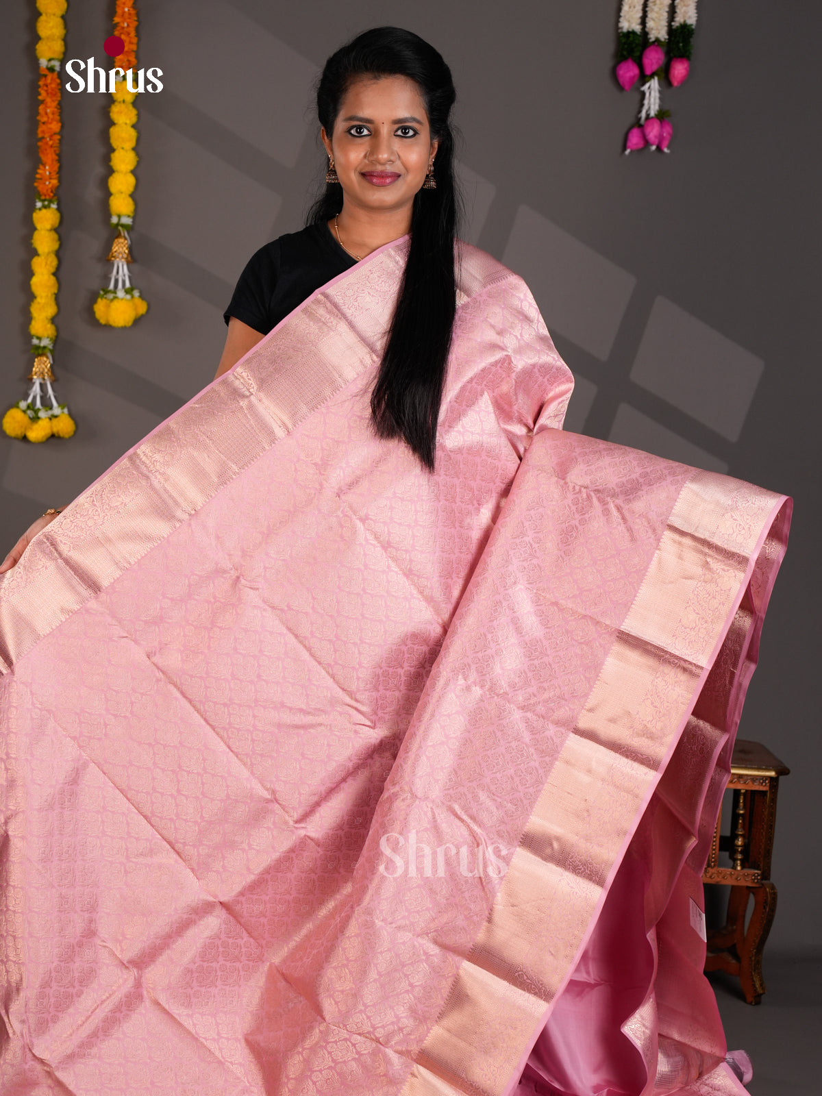 Kanchipuram silk Saree - EBS18481 - Shop on Shrus.com