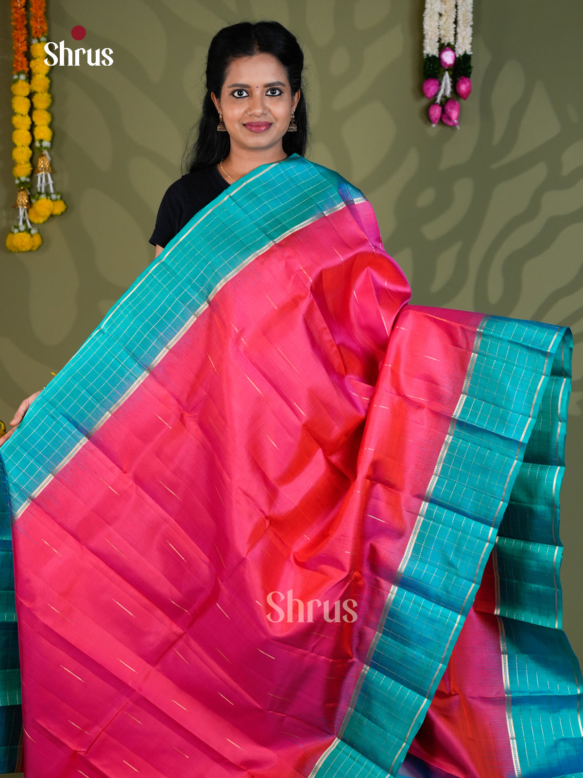 Kanchipuram silk Saree - EBS18491 - Shop on Shrus.com