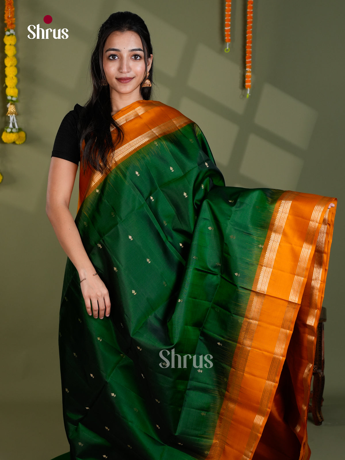 EBS18501 - Soft Silk Saree - Shop on Shrus.com