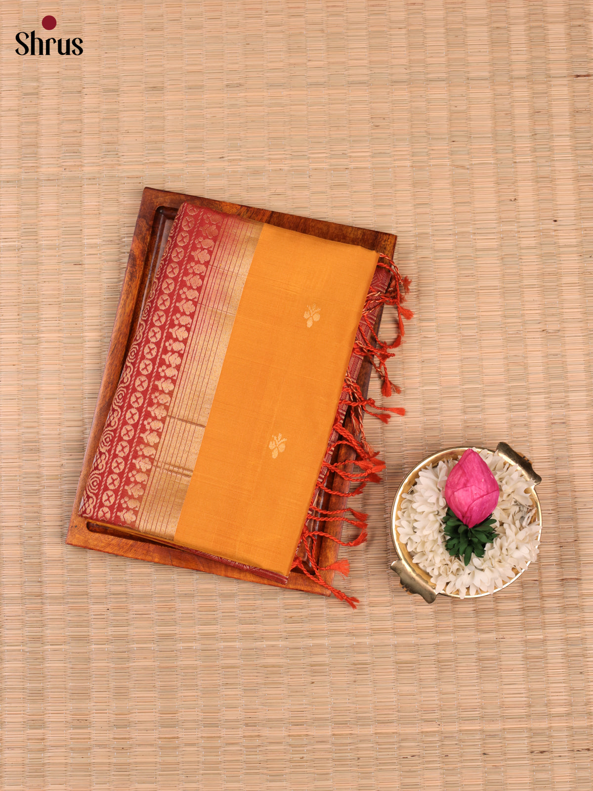 EBS18521 - Soft Silk Saree - Shop on Shrus.com
