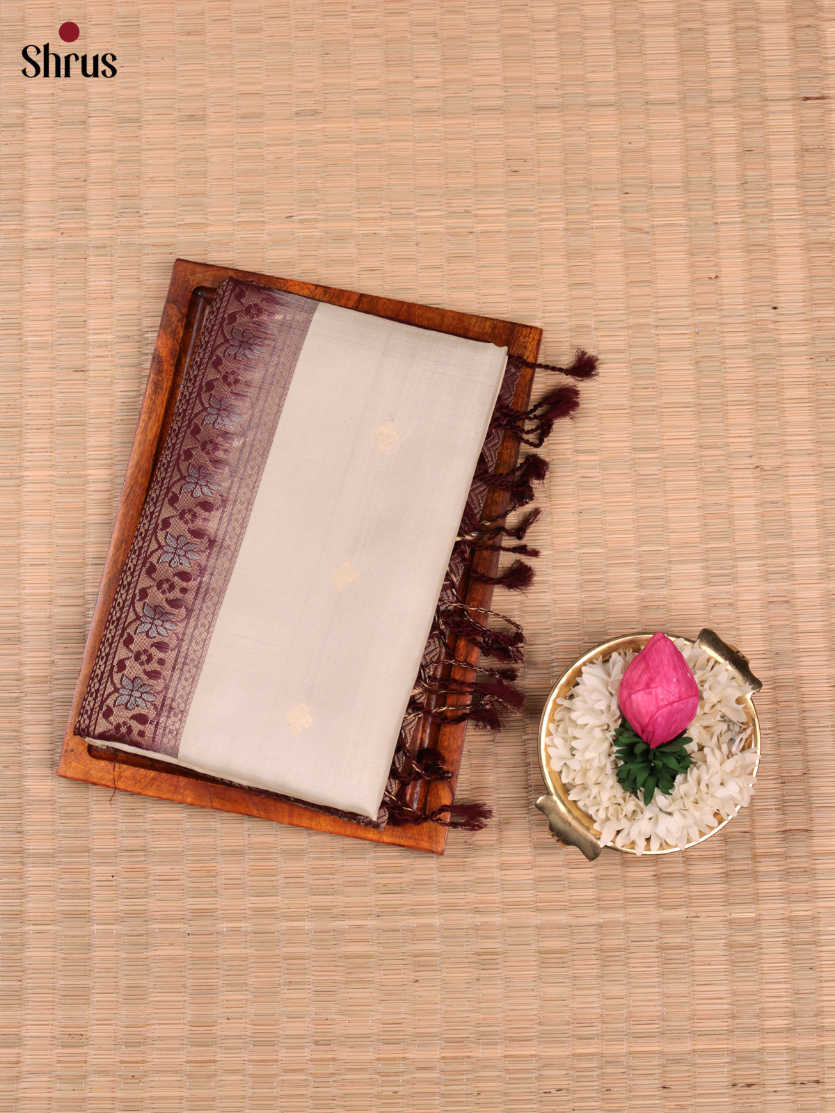 EBS18526 - Soft Silk Saree - Shop on Shrus.com