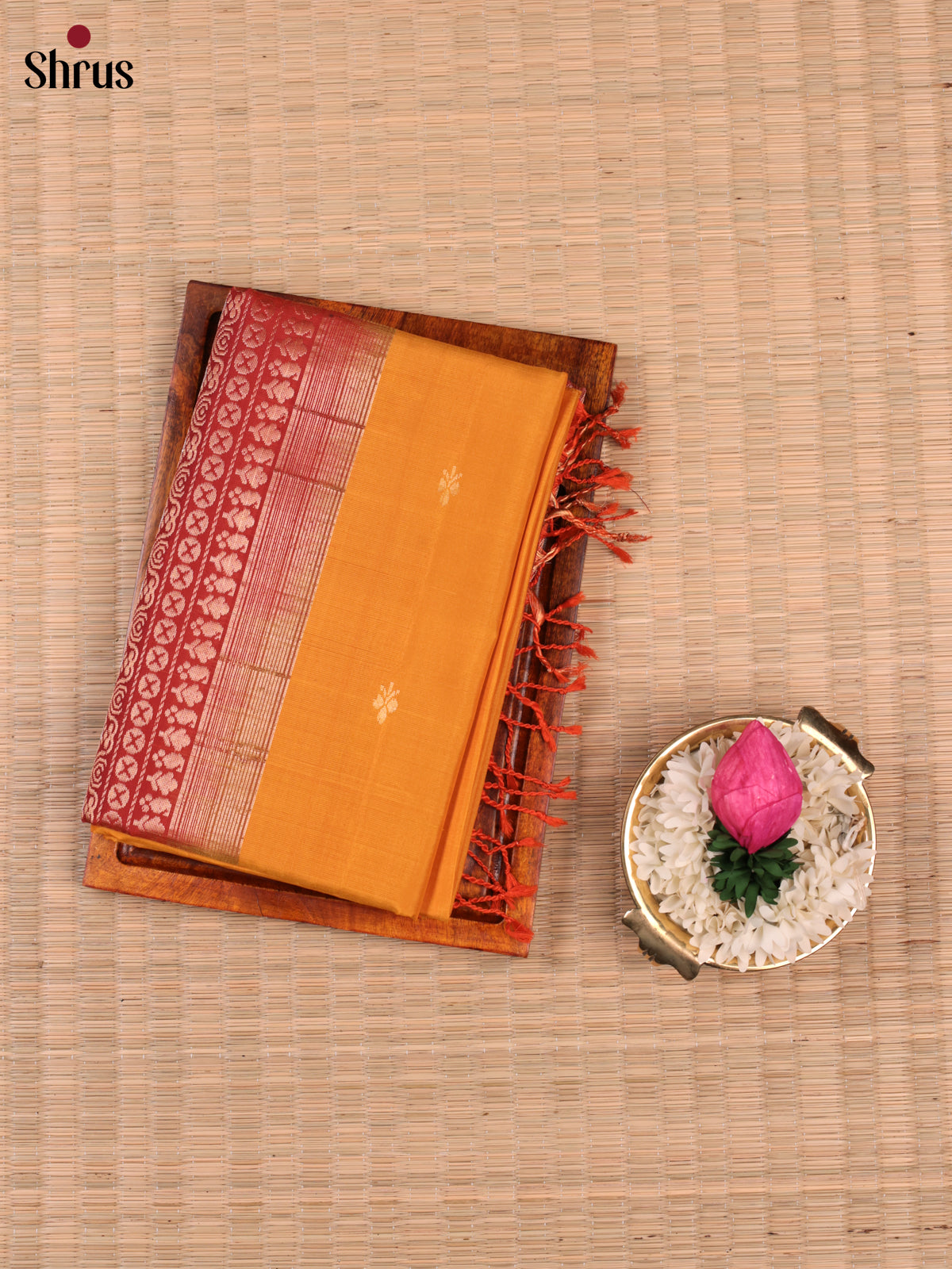 EBS18529 - Soft Silk Saree - Shop on Shrus.com