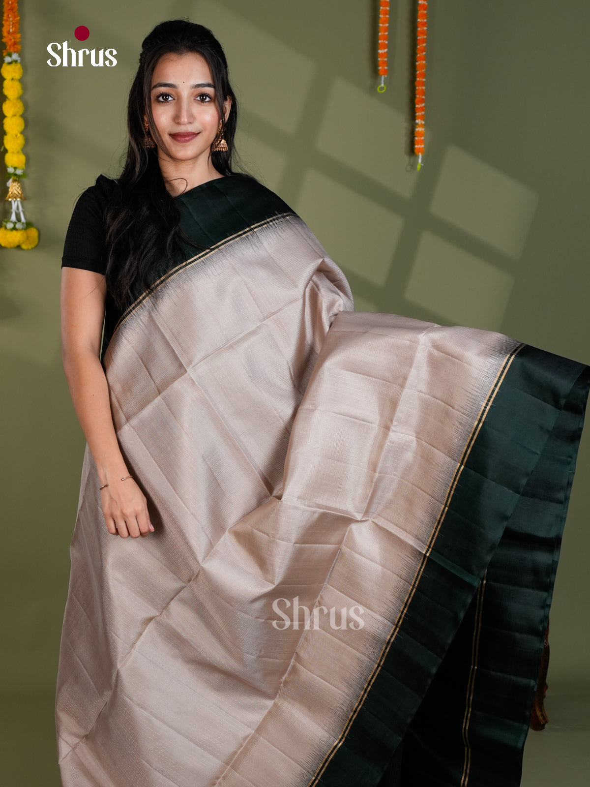 EBS18538 - Soft Silk Saree - Shop on Shrus.com