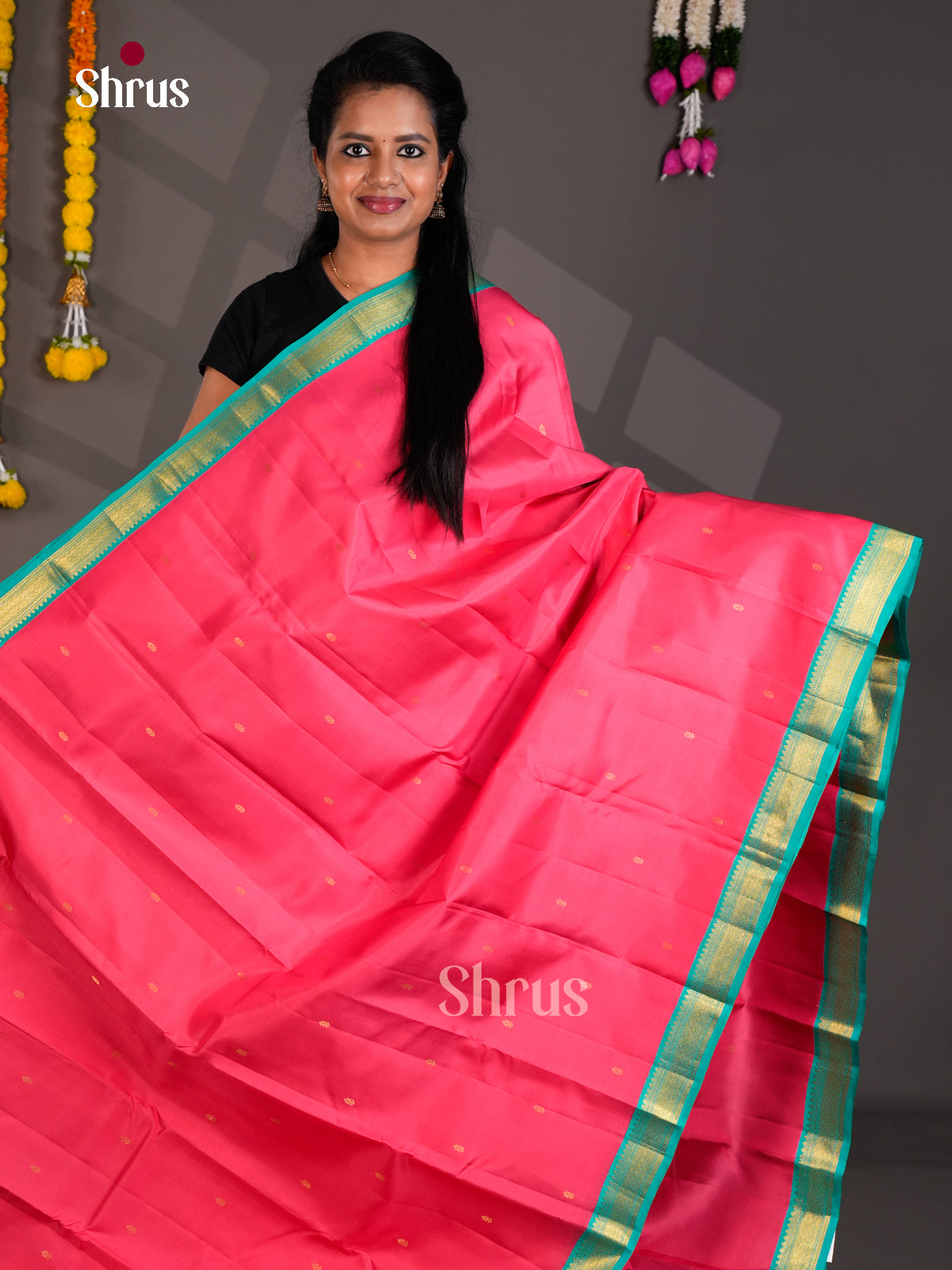 Kanchipuram silk Saree - EBS18542 - Shop on Shrus.com