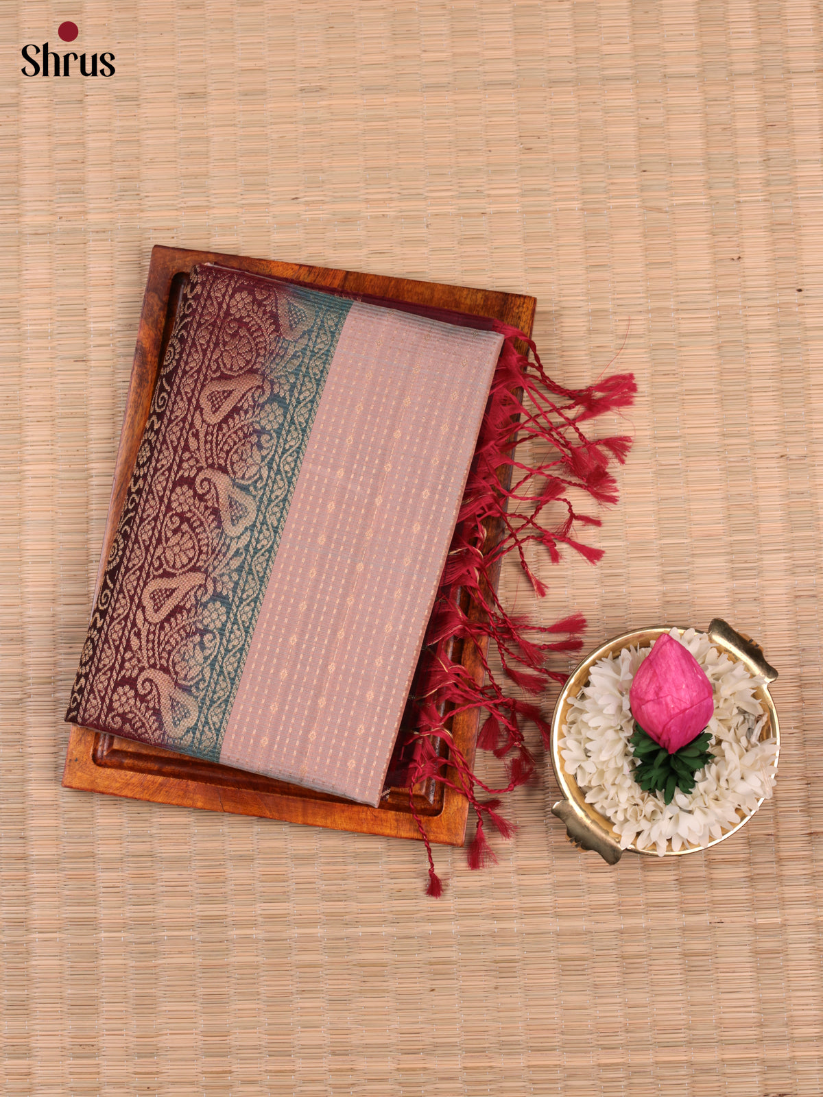 EBS18555 - Soft Silk Saree - Shop on Shrus.com
