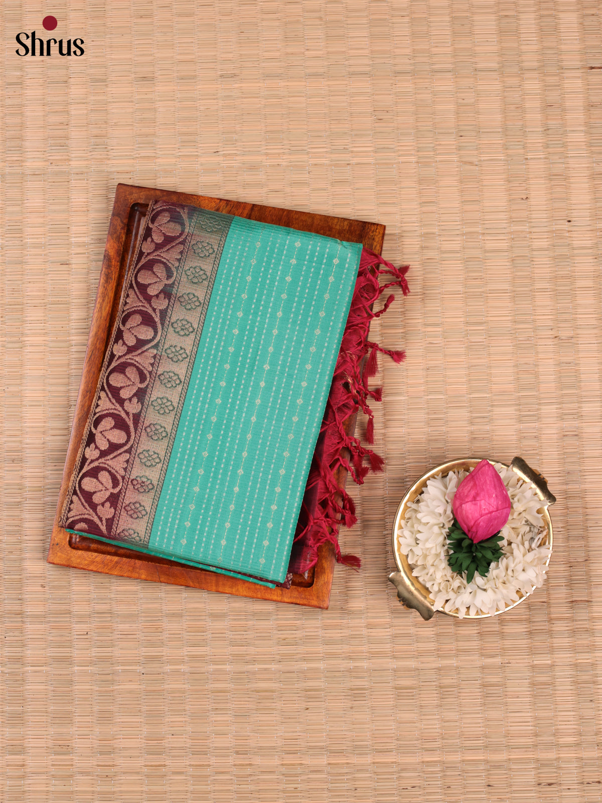 EBS18560 - Soft Silk Saree - Shop on Shrus.com