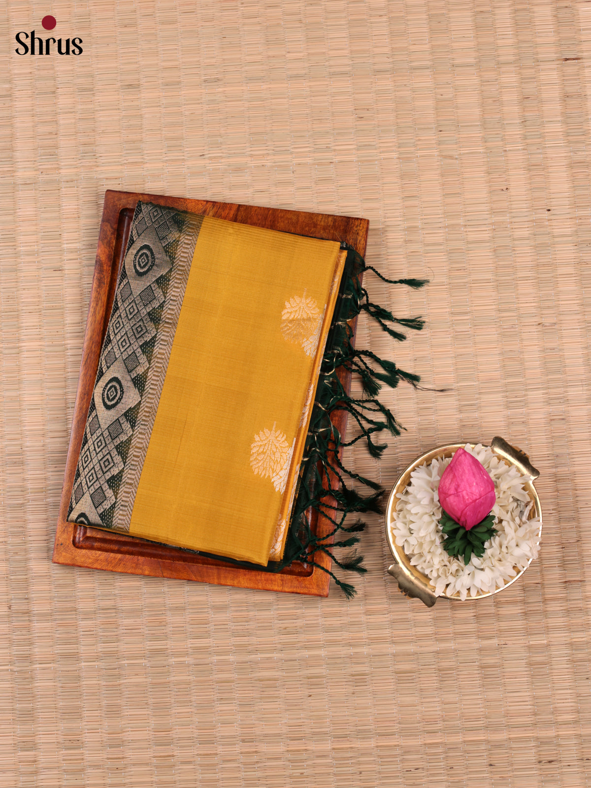 EBS18570 - Soft Silk Saree - Shop on Shrus.com