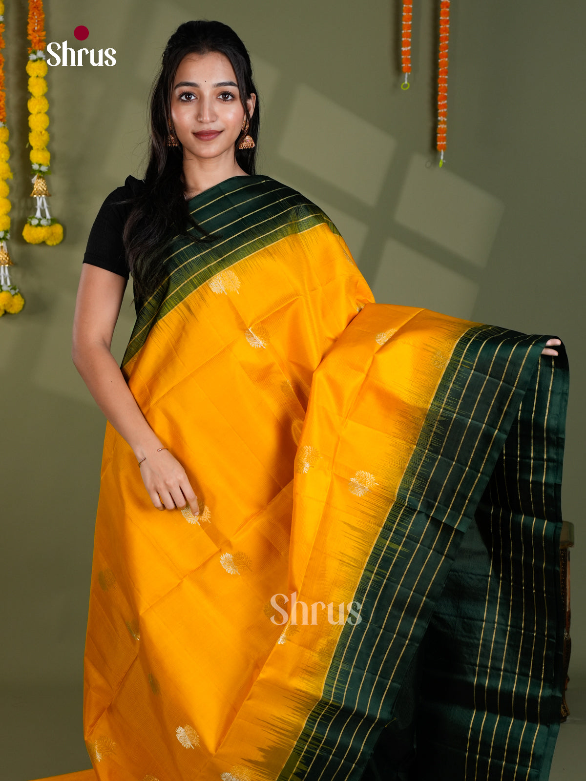 EBS18570 - Soft Silk Saree - Shop on Shrus.com