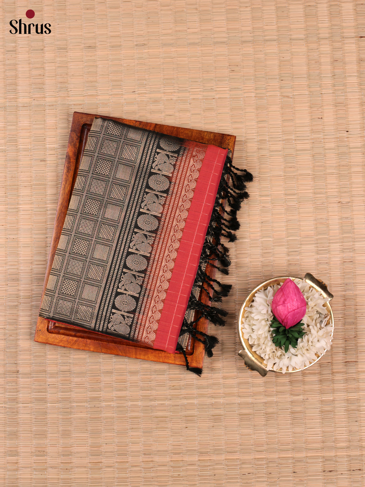 EBS18577 - Soft Silk Saree - Shop on Shrus.com