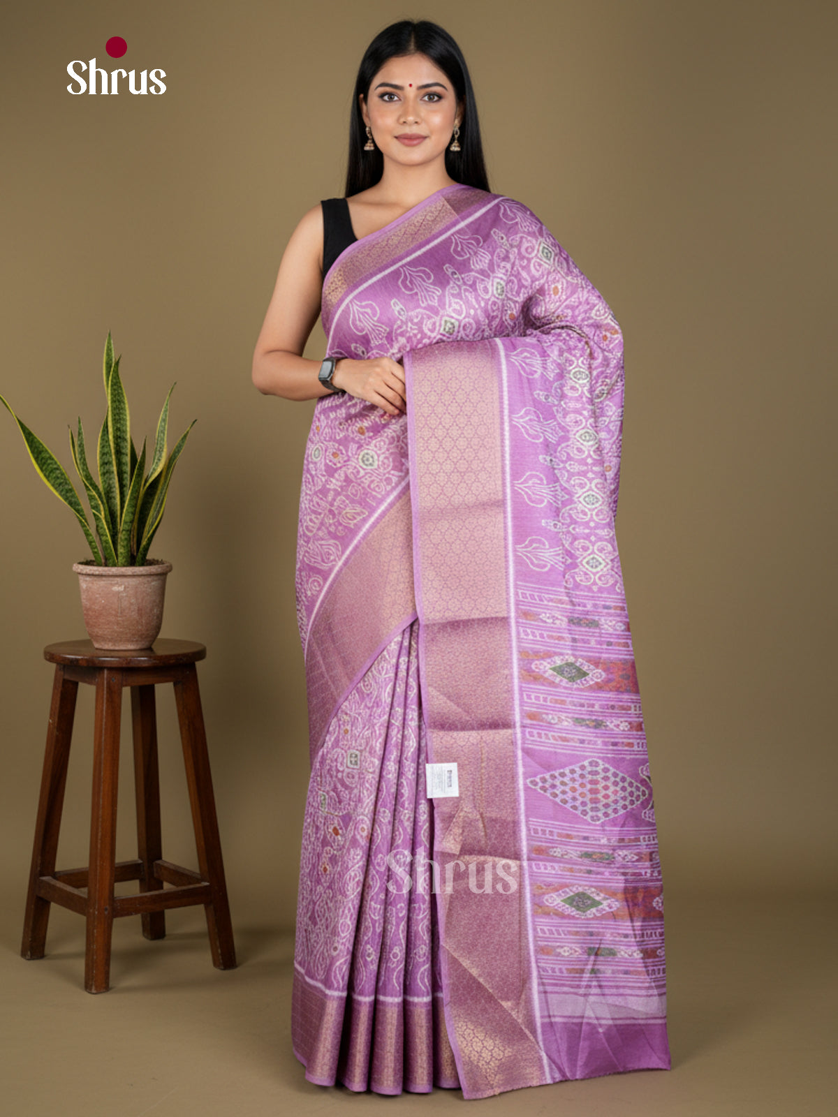 Semi Crepe Saree - EBS18810 - Shop on Shrus.com