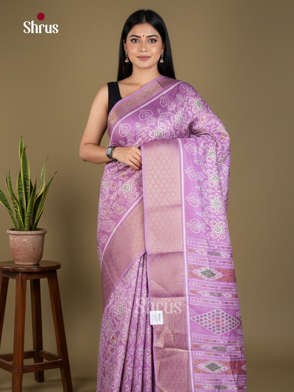 Semi Crepe Saree - EBS18810 - Shop on Shrus.com