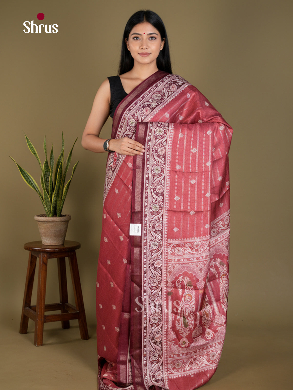 Semi Crepe Saree - EBS18816 - Shop on Shrus.com