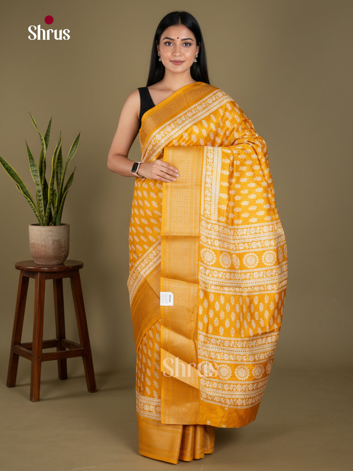 Semi Crepe Saree - EBS18870 - Shop on Shrus.com