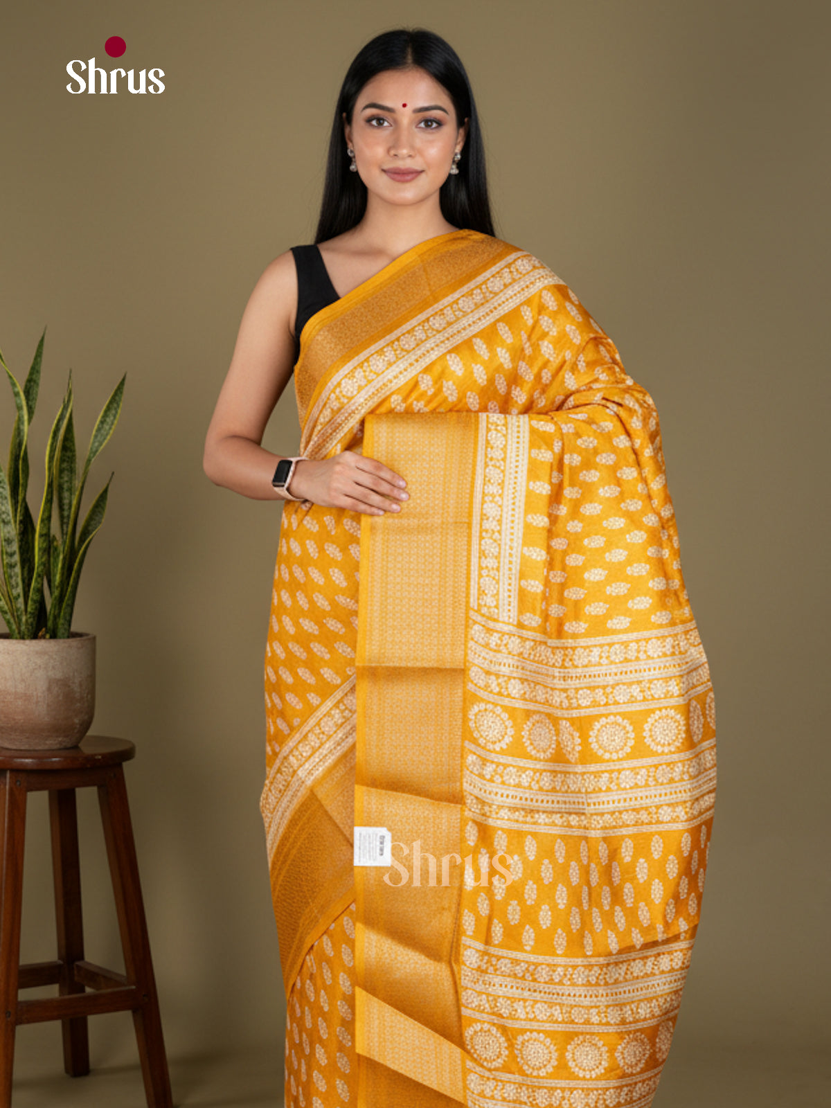 Semi Crepe Saree - EBS18870 - Shop on Shrus.com