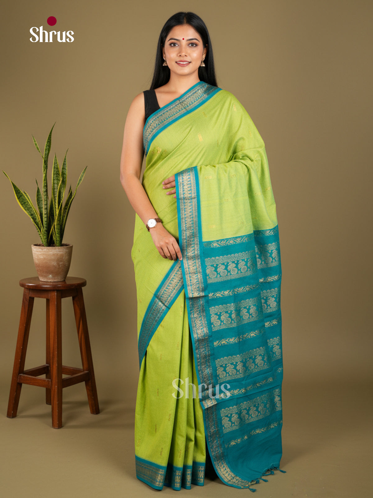 Kalyani Cotton Saree - EBS19037 - Shop on Shrus.com