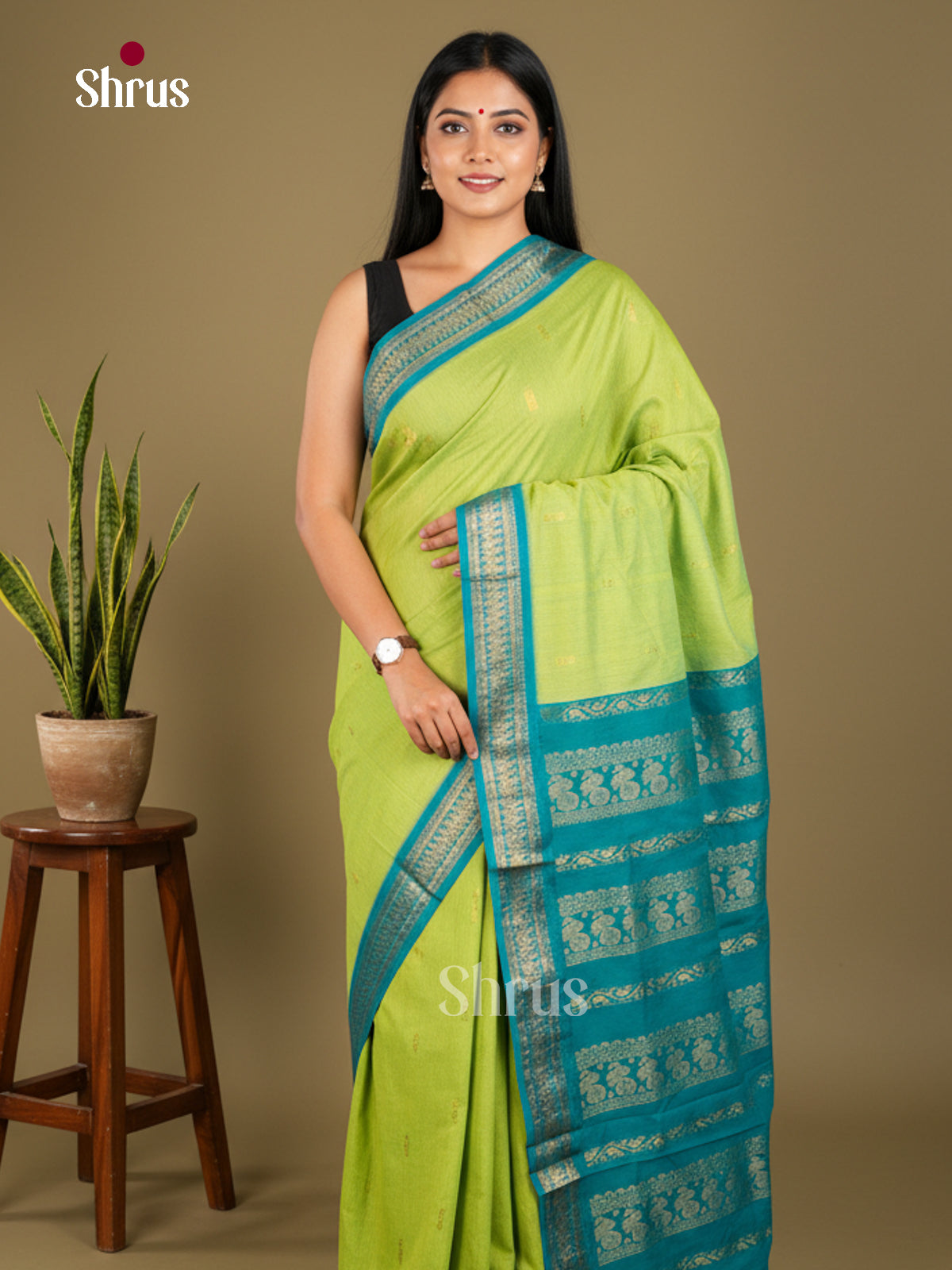 Kalyani Cotton Saree - EBS19037 - Shop on Shrus.com
