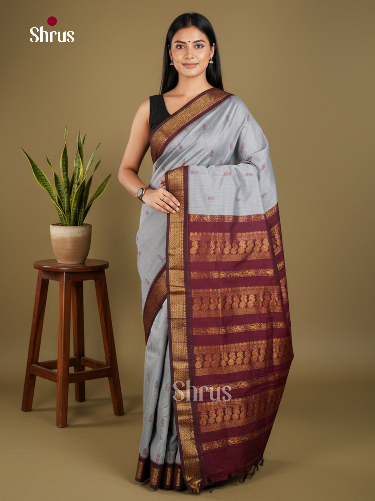 Kalyani Cotton Saree - EBS19038 - Shop on Shrus.com