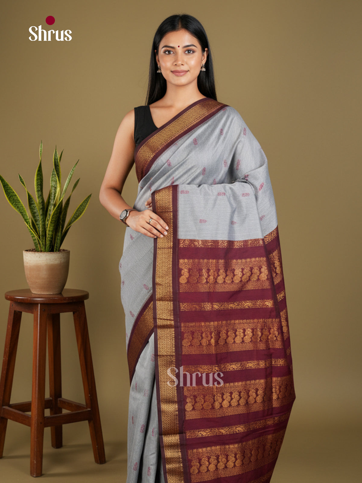 Kalyani Cotton Saree - EBS19038 - Shop on Shrus.com