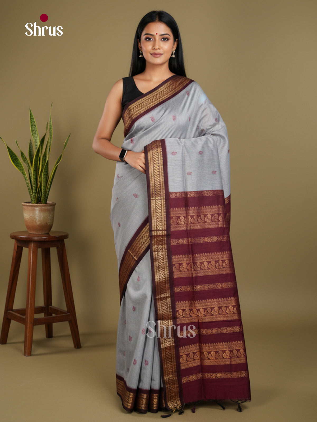 Kalyani Cotton Saree - EBS19046 - Shop on Shrus.com