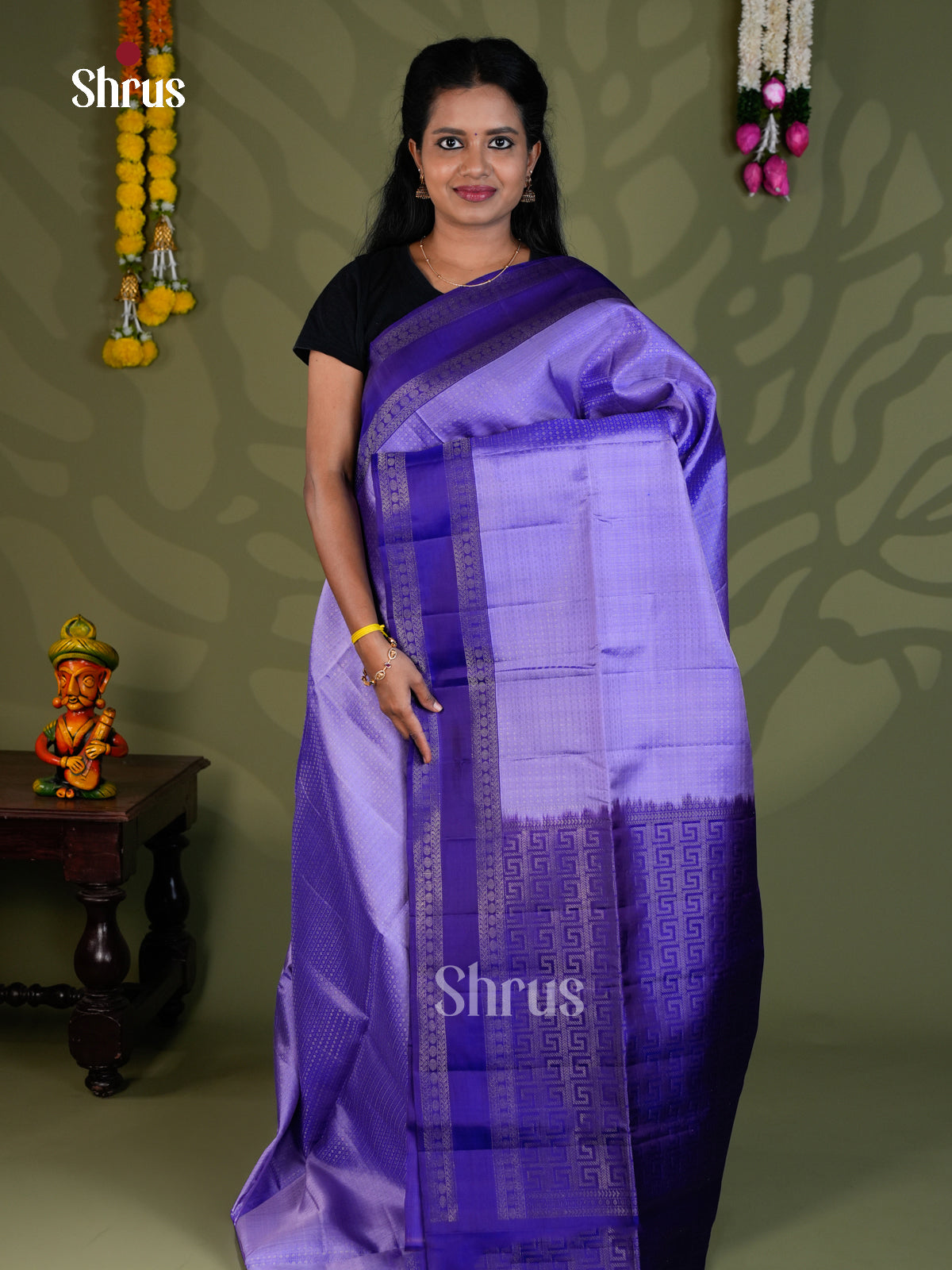 Soft Silk Saree - EBS21004 - Shop on Shrus.com