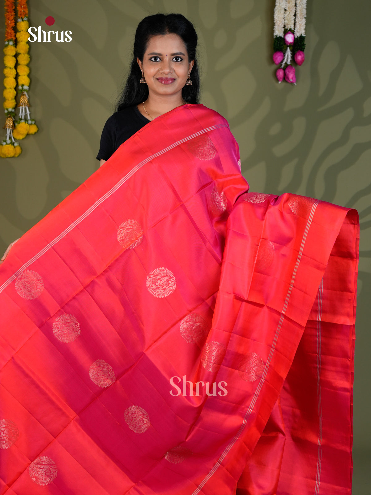 Softsilk-halfpure Saree - EBS21006 - Shop on Shrus.com