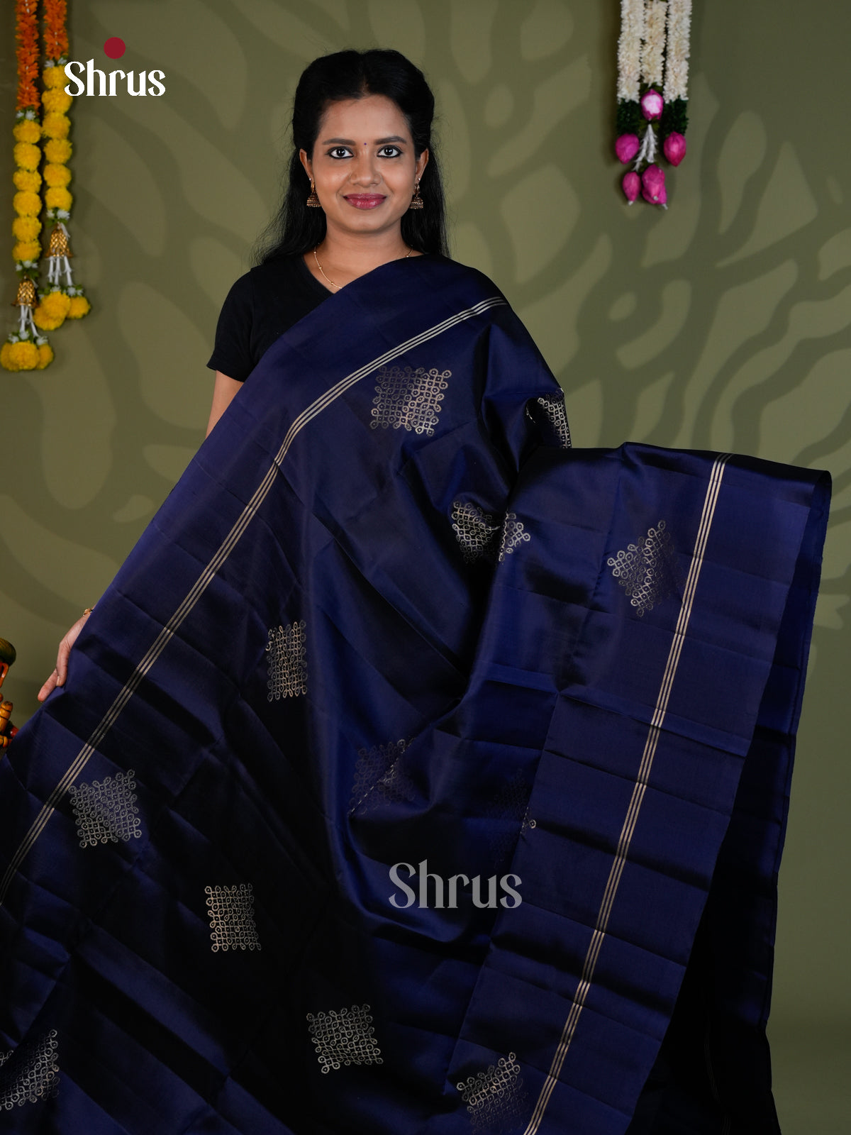 Soft Silk Saree - EBS21007 - Shop on Shrus.com