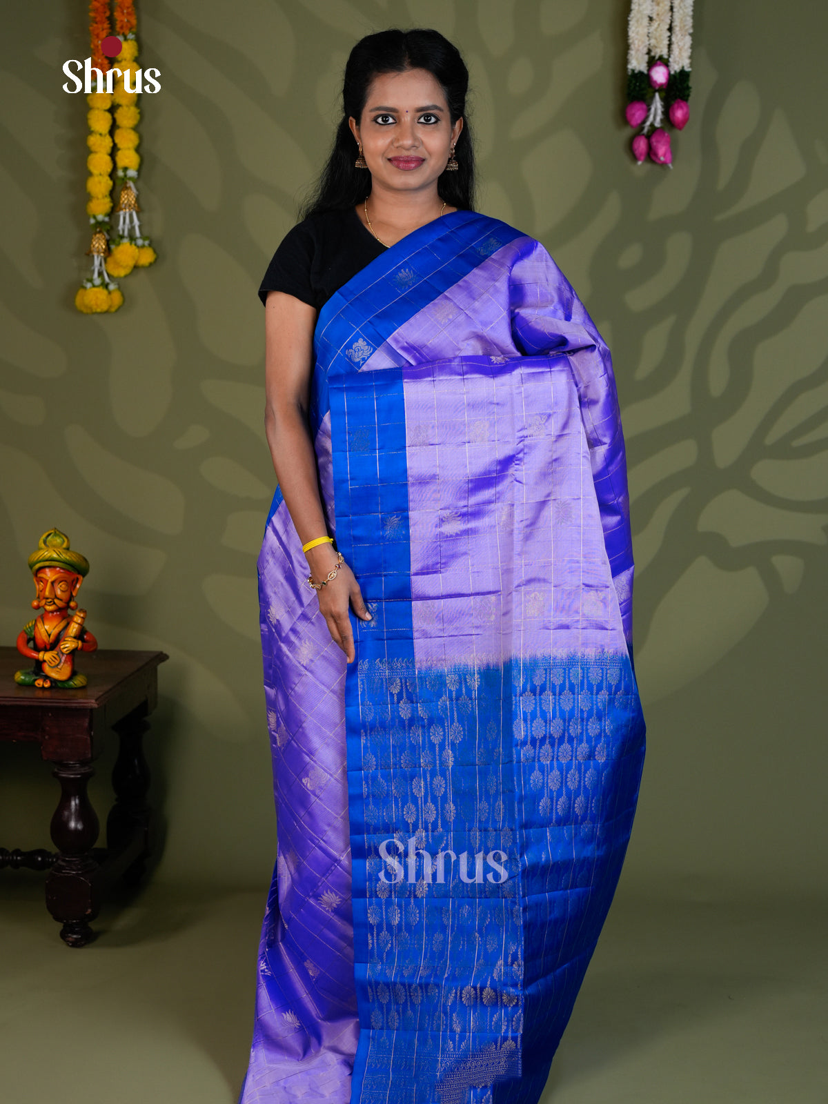 Soft Silk Saree - EBS21012 - Shop on Shrus.com