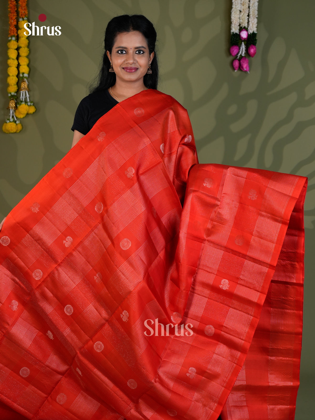 Soft Silk Saree - EBS21013 - Shop on Shrus.com