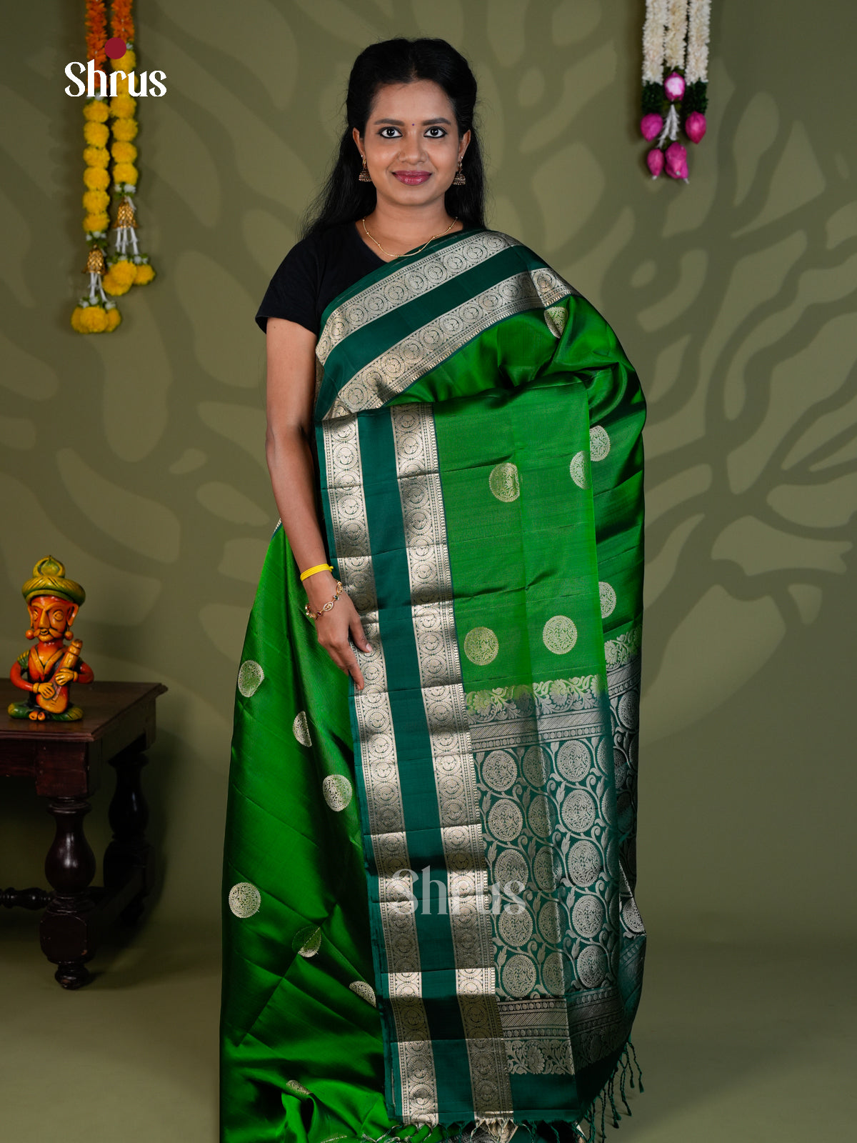 Soft Silk Saree - EBS21018 - Shop on Shrus.com
